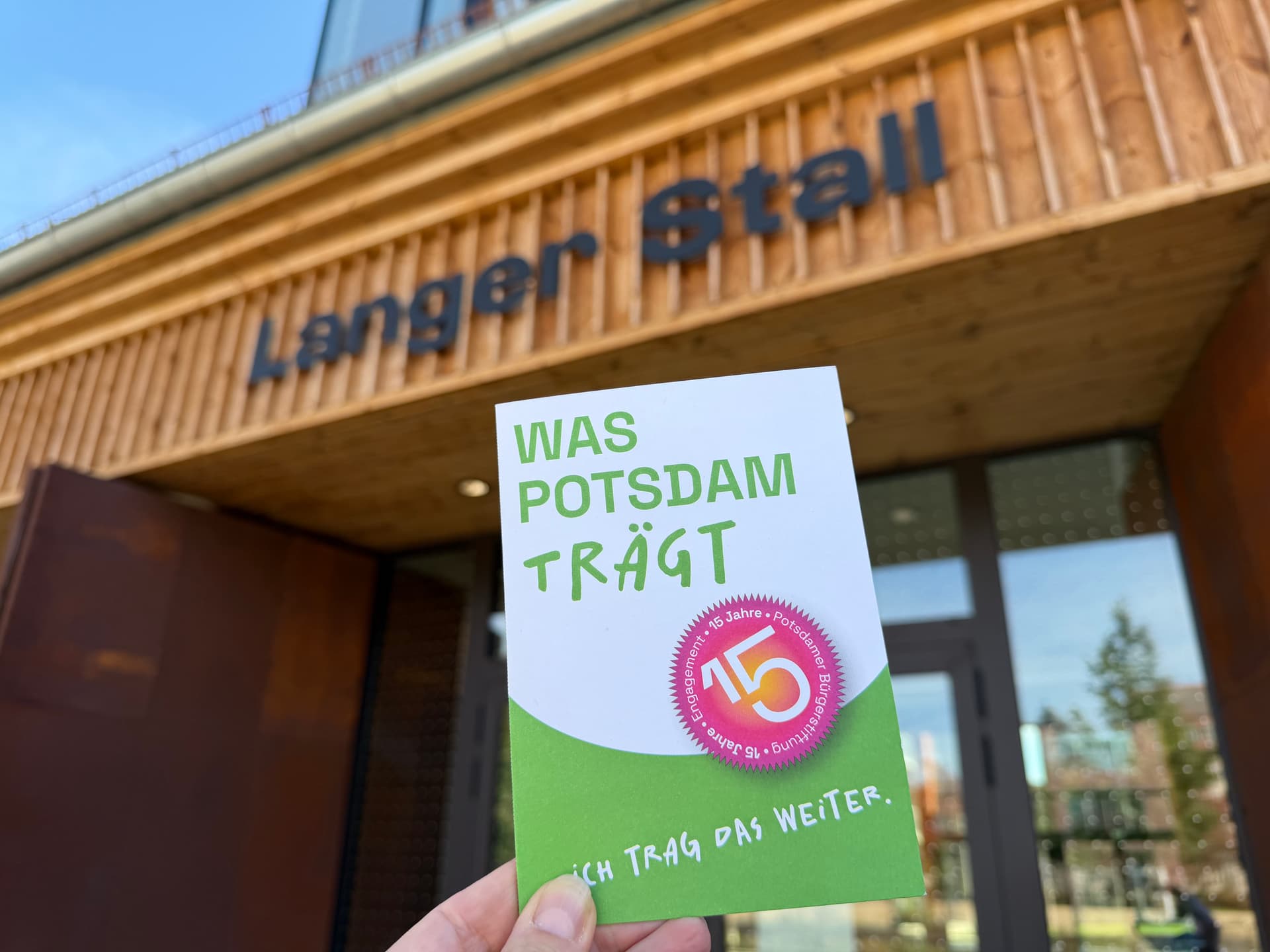 Treffen, tummeln, trödeln: Wir feiern 15. Geburtstag
